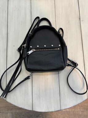 Rebecca Minkoff Madison Small Black Leather Backpack, Like New! Never used!